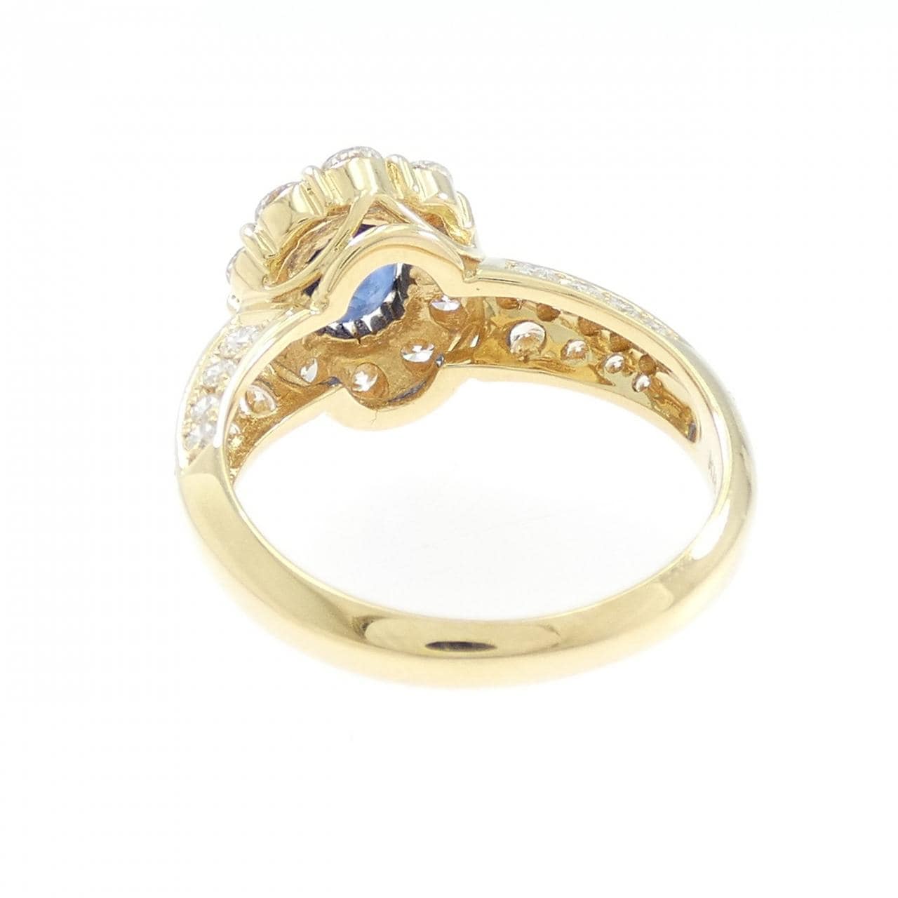 K18YG サファイヤ リング 1.002CT