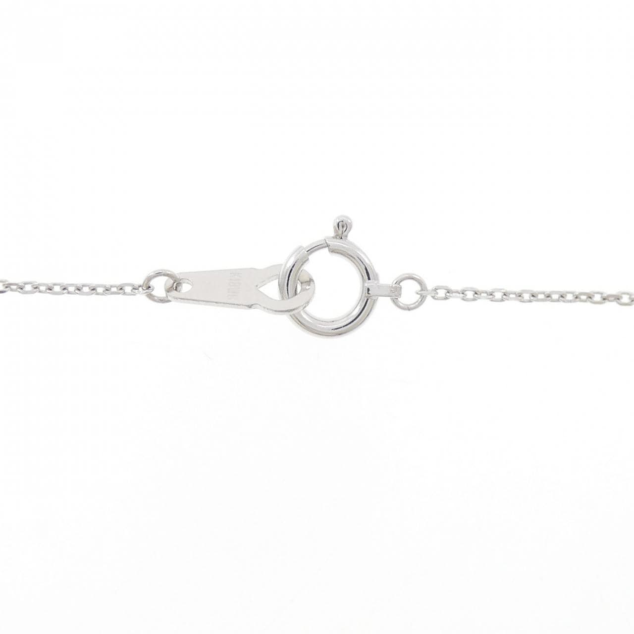 K18WG ダイヤモンド ネックレス 0.18CT