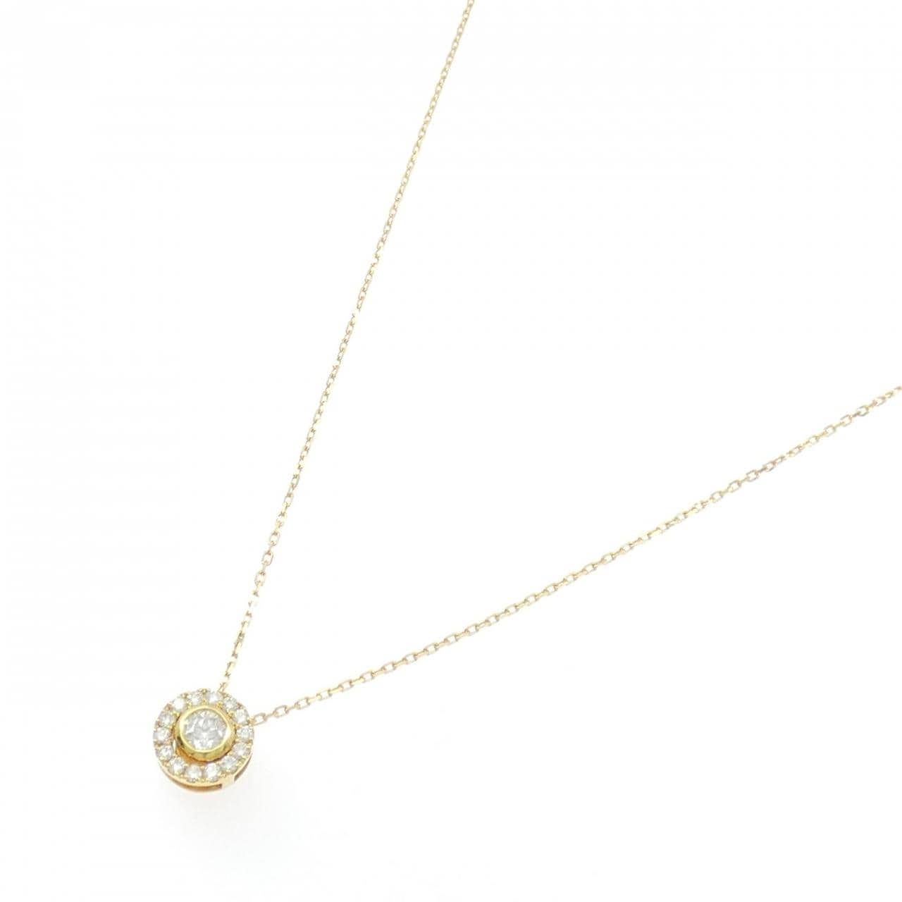 K18YG ダイヤモンド ネックレス 0.159CT