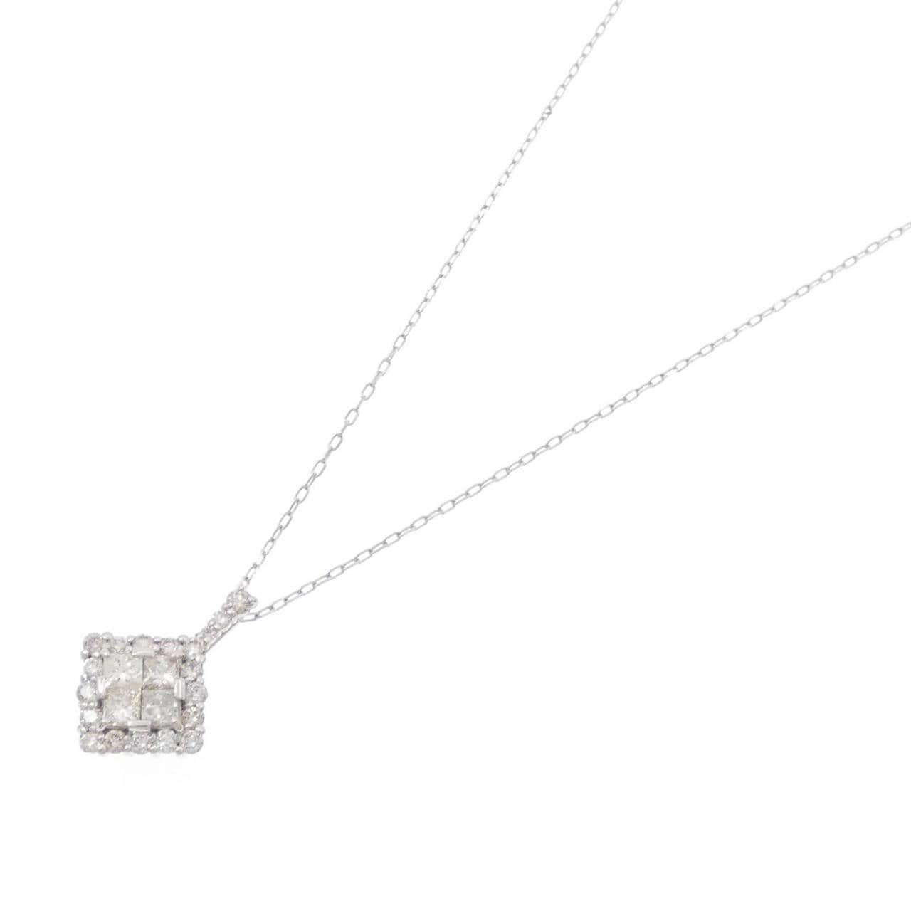 [BRAND NEW] PT Diamond Necklace 0.39CT