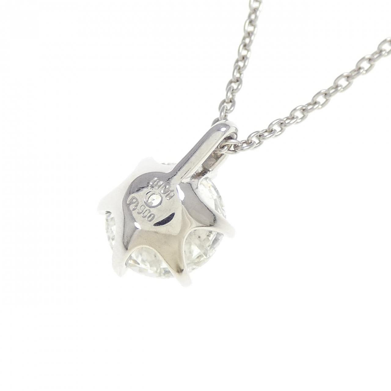 【リメイク】PT900/PT850 ダイヤモンド ネックレス 1.101CT H I1 Good