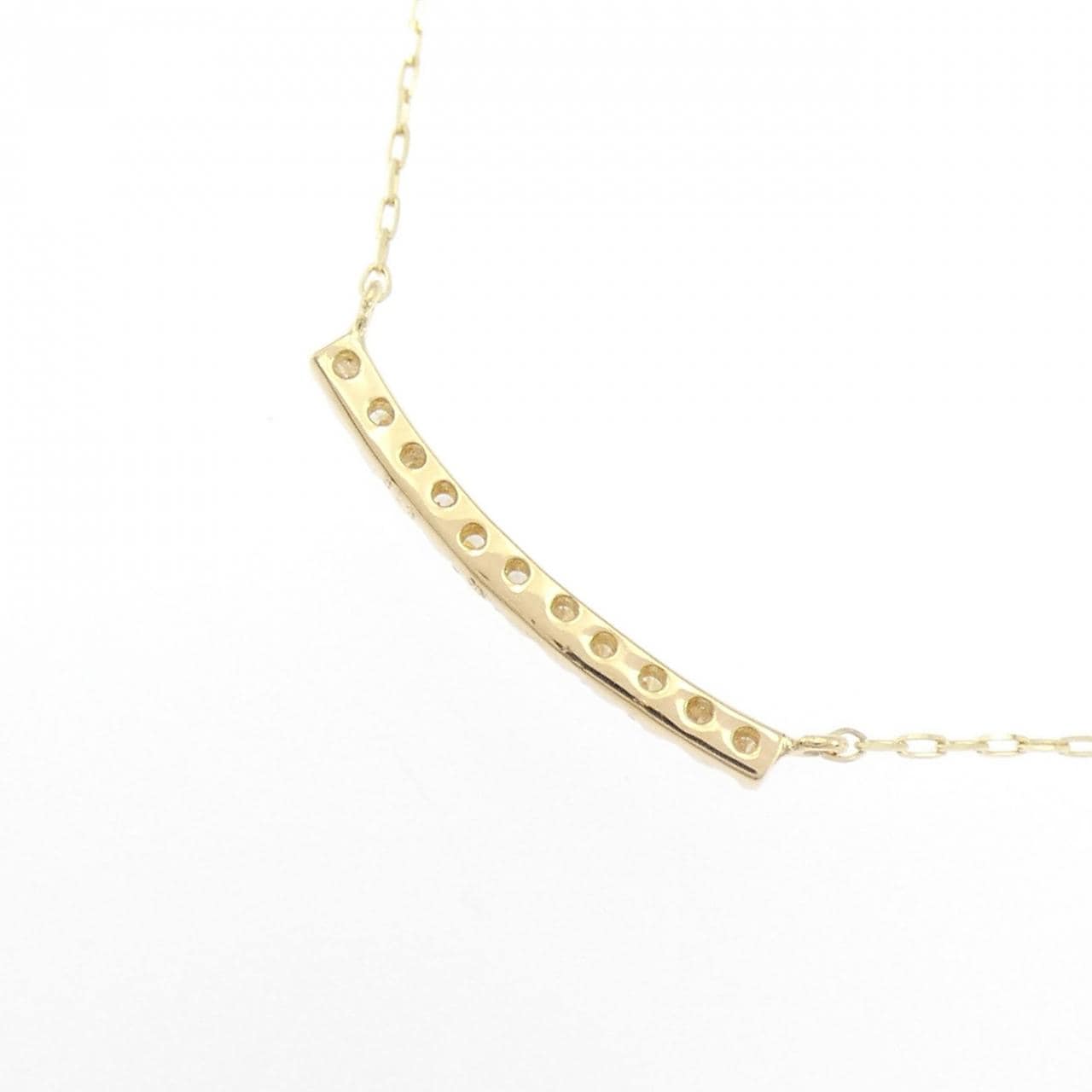 【リメイク】K18YG ダイヤモンド ネックレス 0.10CT