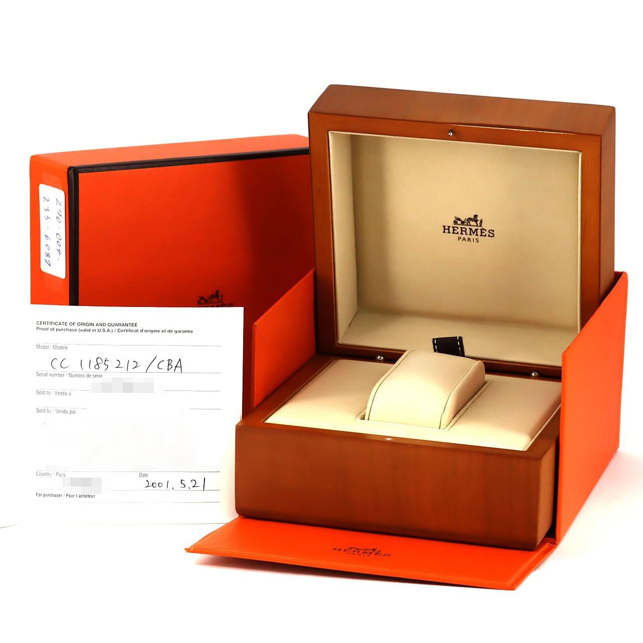 エルメス ケープコッド YG CC1.185 YG クォーツ