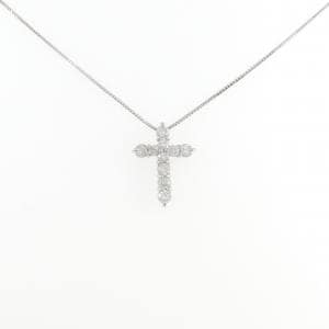 PT900/PT850 クロス ダイヤモンド ネックレス 0.70CT