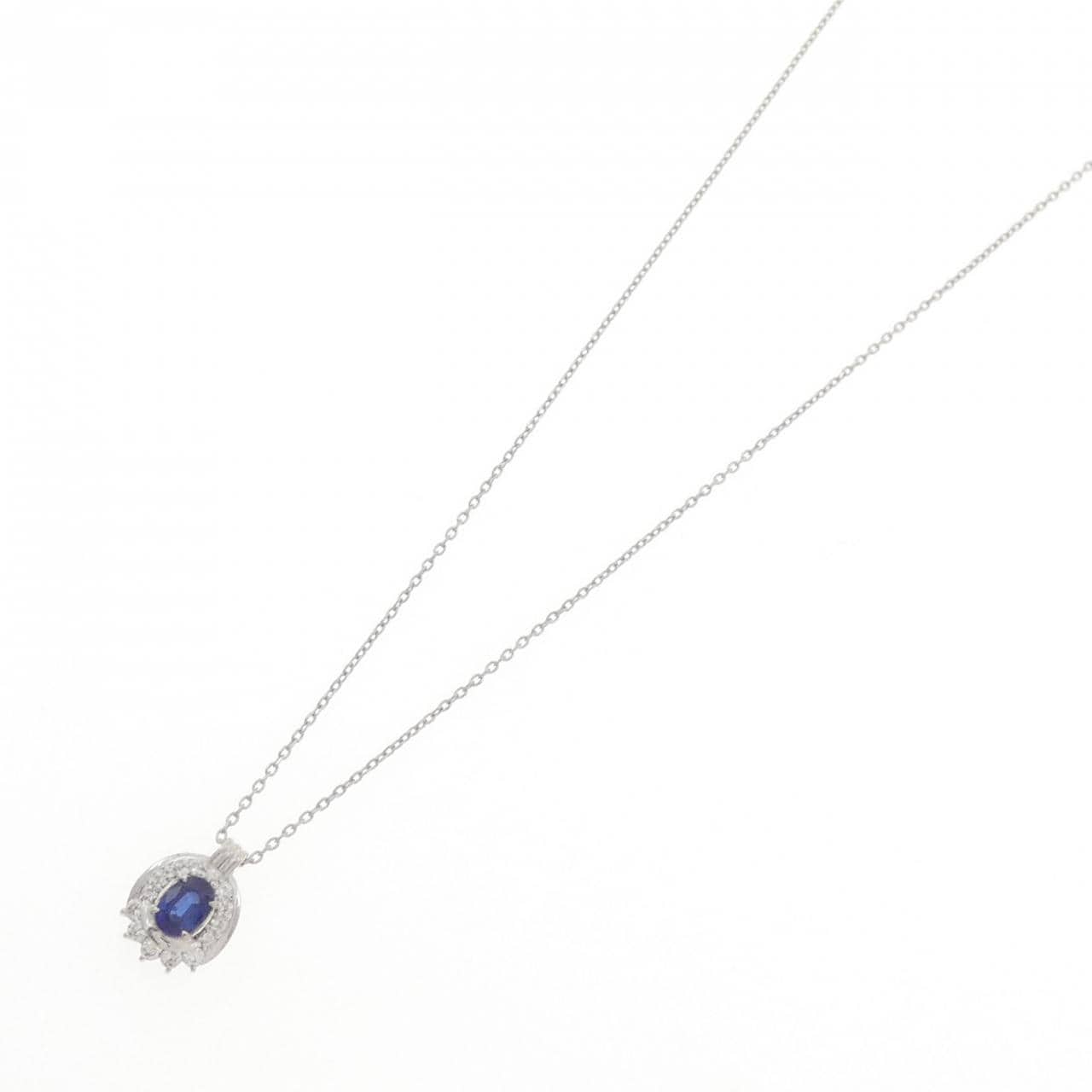 PT900/PT850 サファイヤ ネックレス 0.48CT