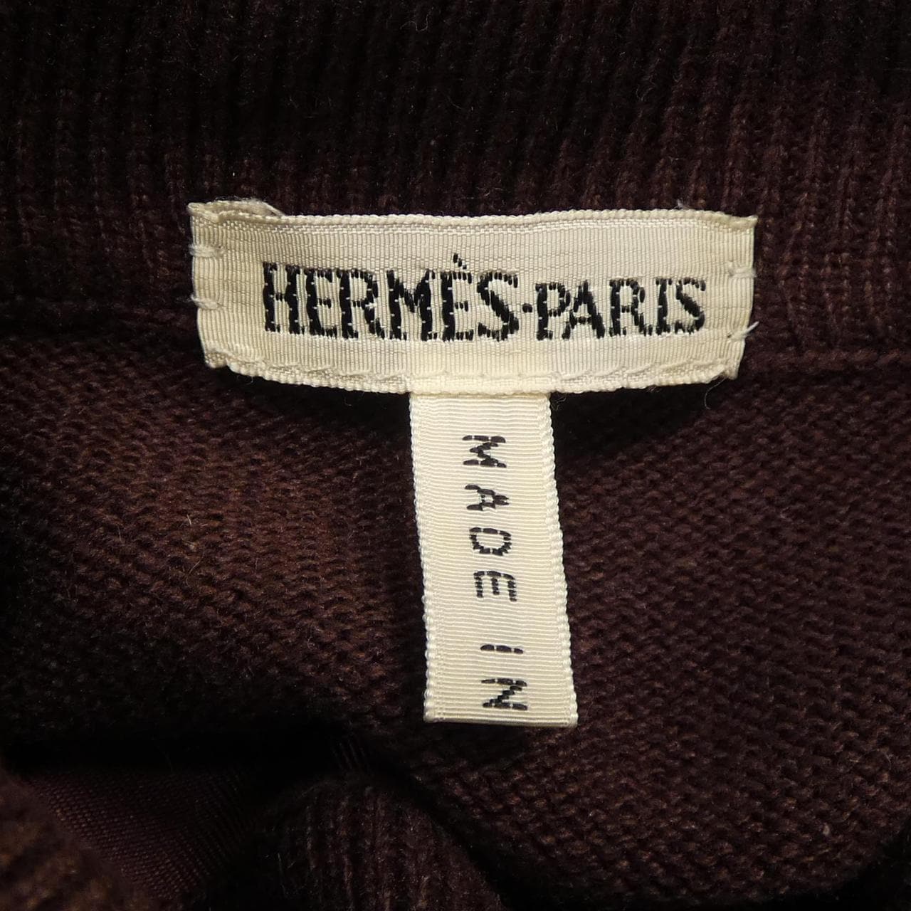 エルメス HERMES EX-LIBRIS ツイルレーヌ. ニット
