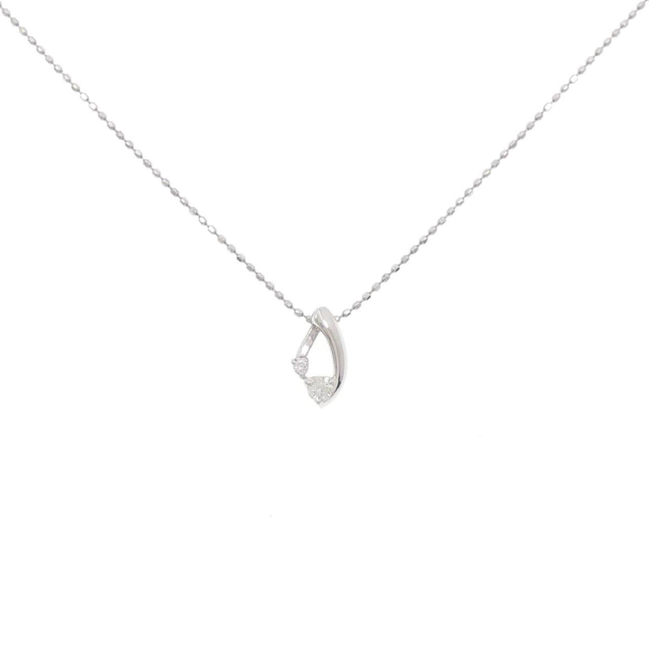 PT900/PT850 ダイヤモンド ネックレス 0.06CT