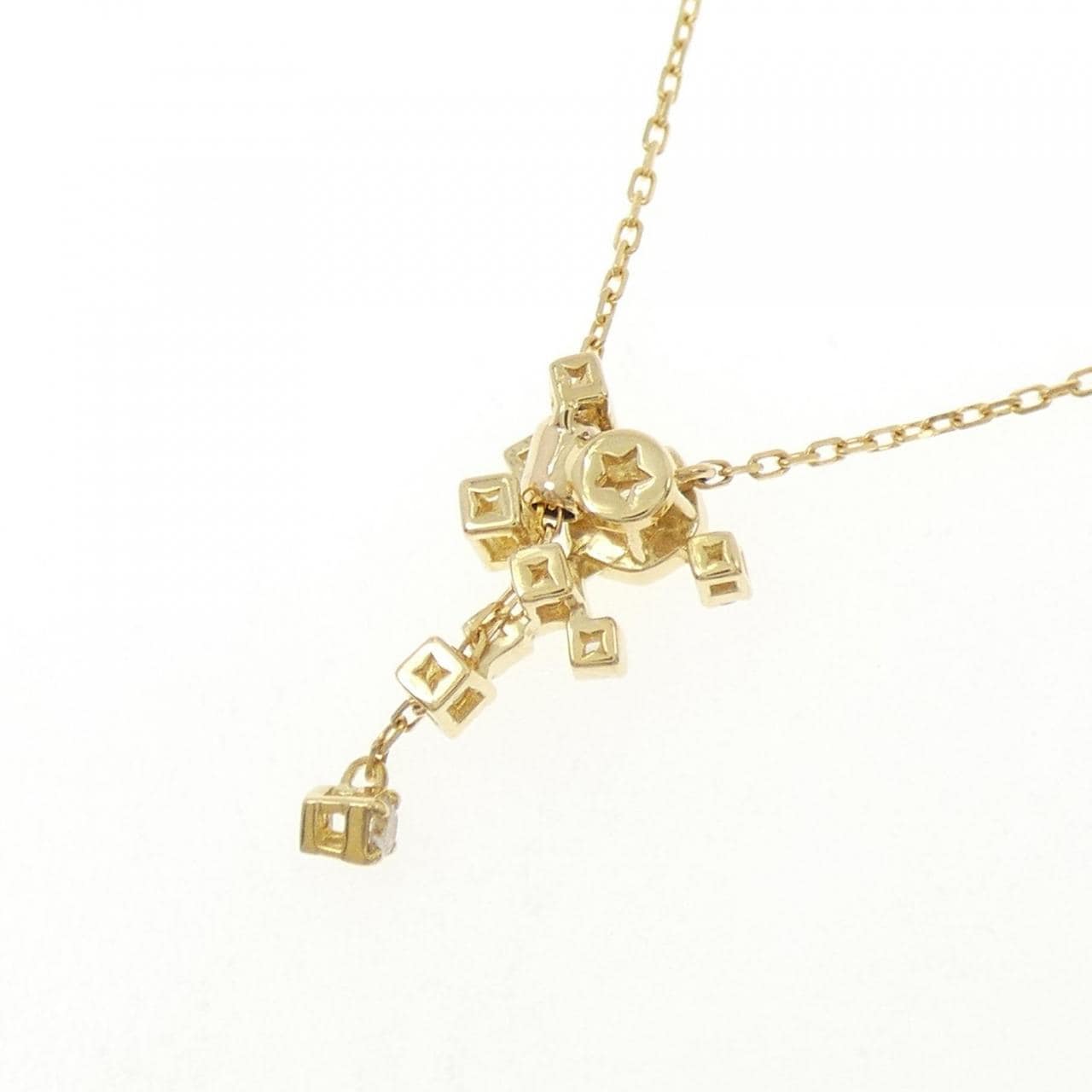K18YG ダイヤモンド ネックレス 0.10CT