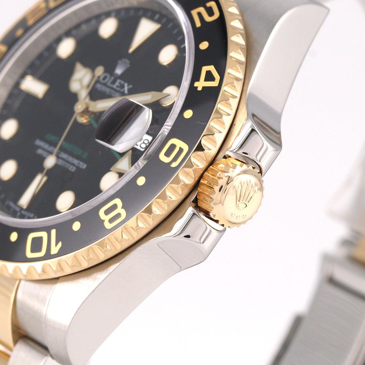 ロレックス GMTマスターⅡ 116713LN SSxYG 自動巻 V番