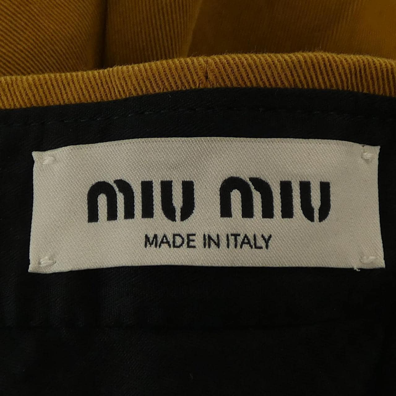 ミュウミュウ MIU MIU ギャバジンパンツ MP1704 S232 13SI パンツ