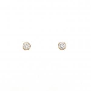 4゜C ダイヤモンド ピアス 0.1CT