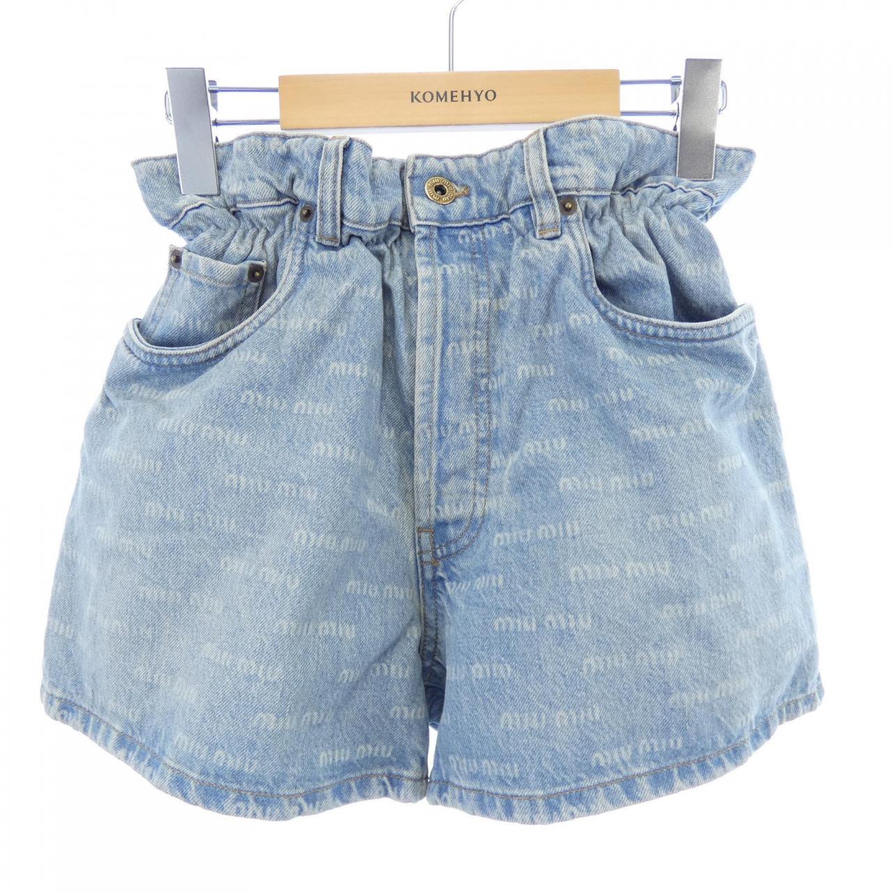 ミュウミュウ MIU MIU GWP300 SOOO 14HT ショートパンツ