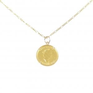 14KTPG(枠)/585YG コイン ネックレス