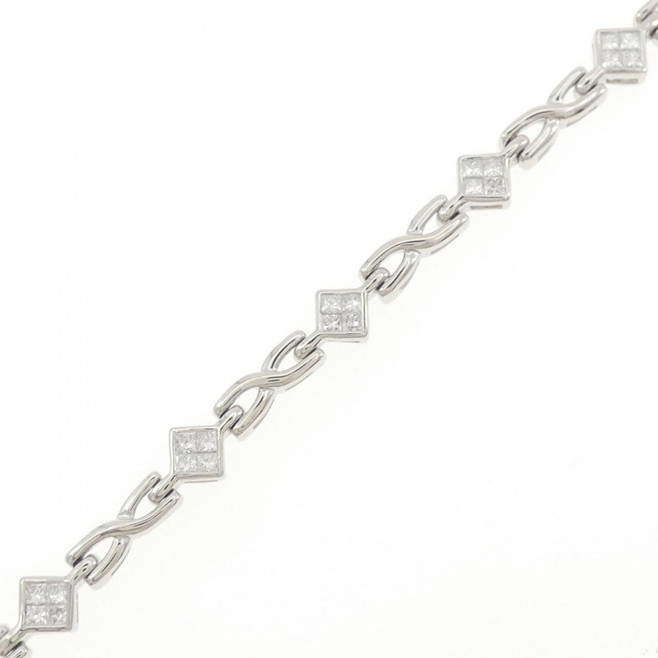 PT850 ダイヤモンド ブレスレット 0.90CT