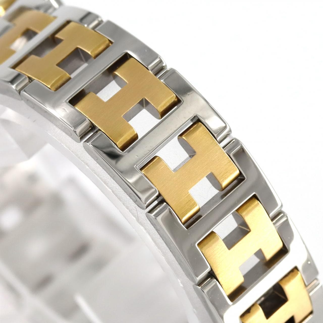 HERMES - エルメス クリッパー コンビ CL4.220 SSxGP クォーツの