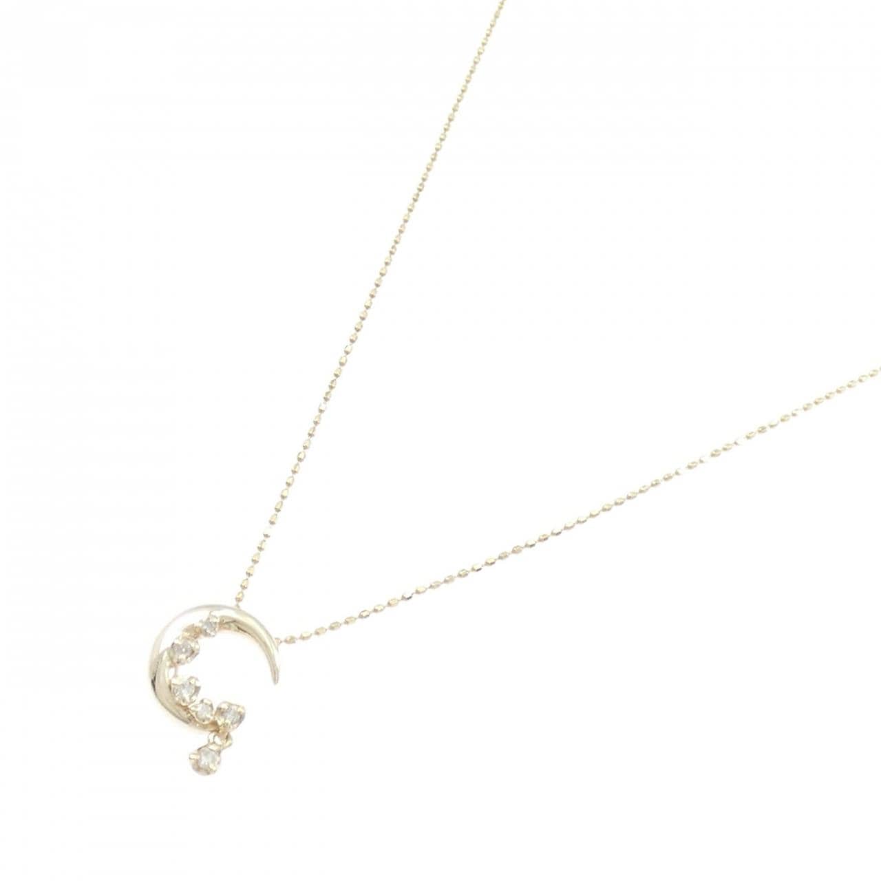 K10YG ダイヤモンド ネックレス 0.07CT