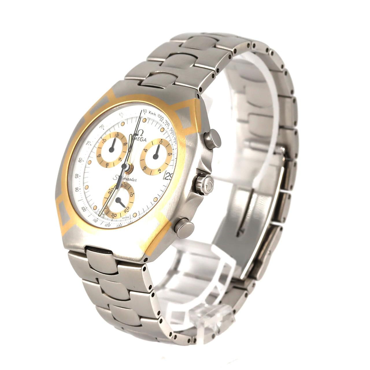 オメガ シーマスターポラリスクロノグラフ GPコンビ 386.1031 SSxGP クォーツ