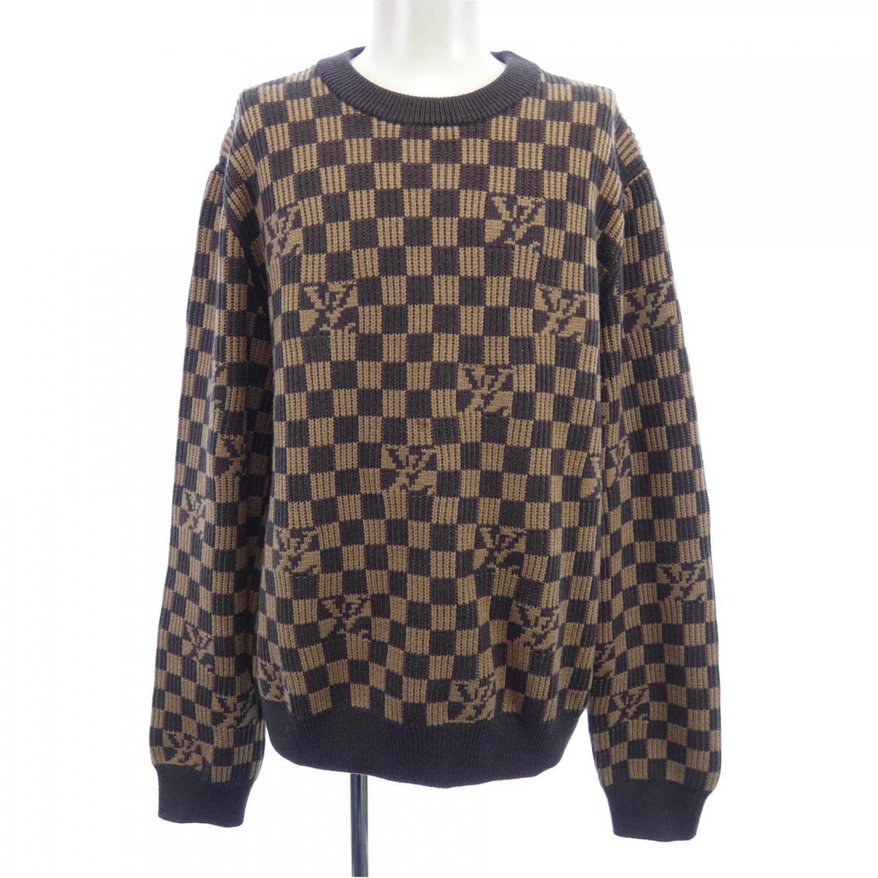 ルイヴィトン LOUIS VUITTON リブデニムクルーネック HLN77WZLL ニット