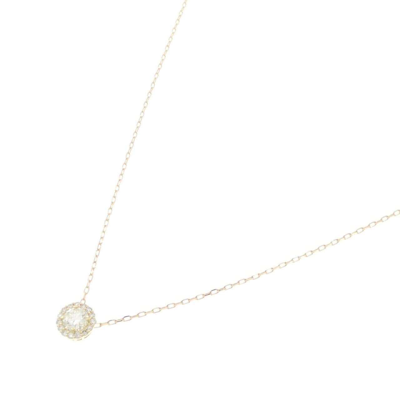 K18YG ダイヤモンド ネックレス 0.348CT