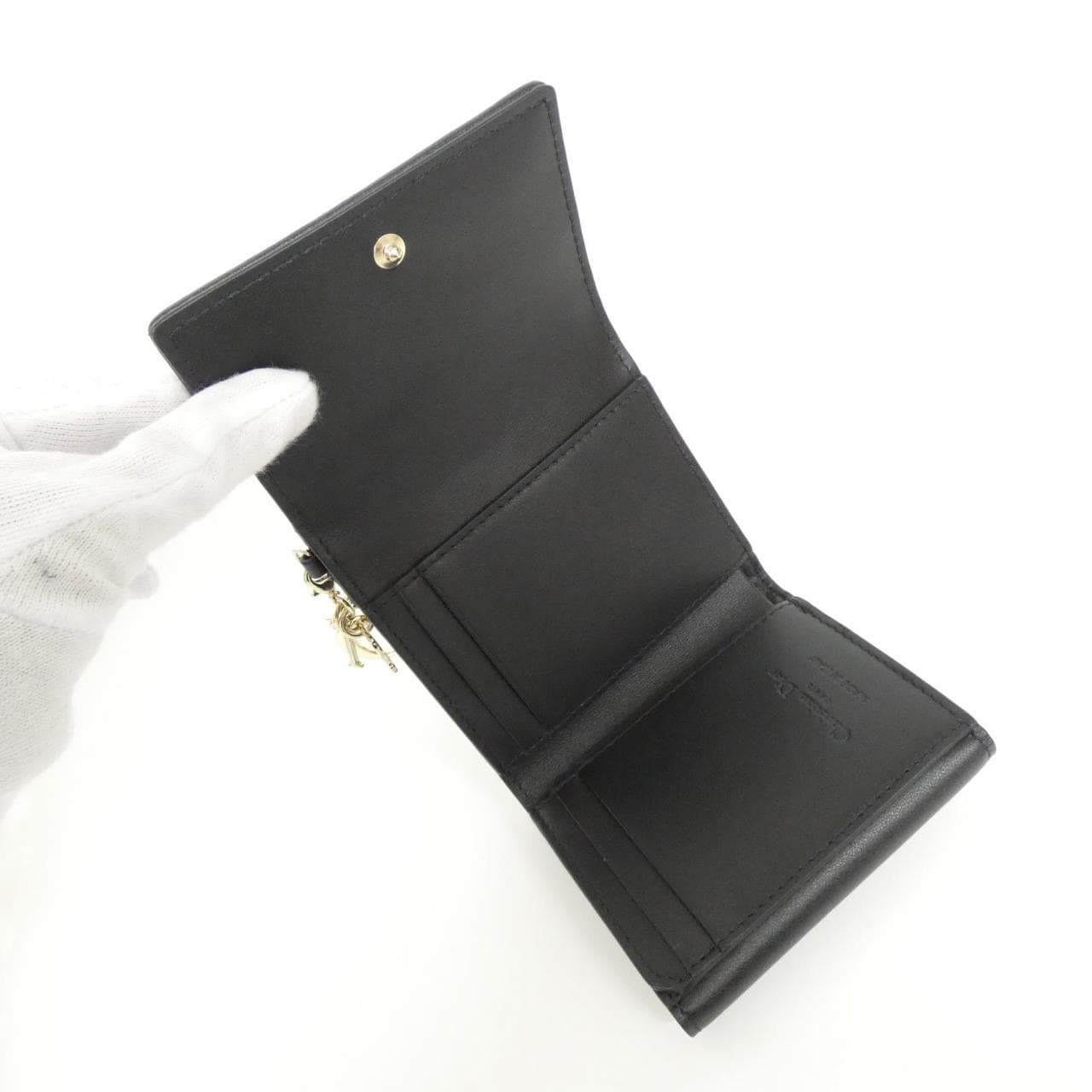 【未使用品】クリスチャンディオール レディ ディオール ロータス ウォレット S0181ONMJ 財布