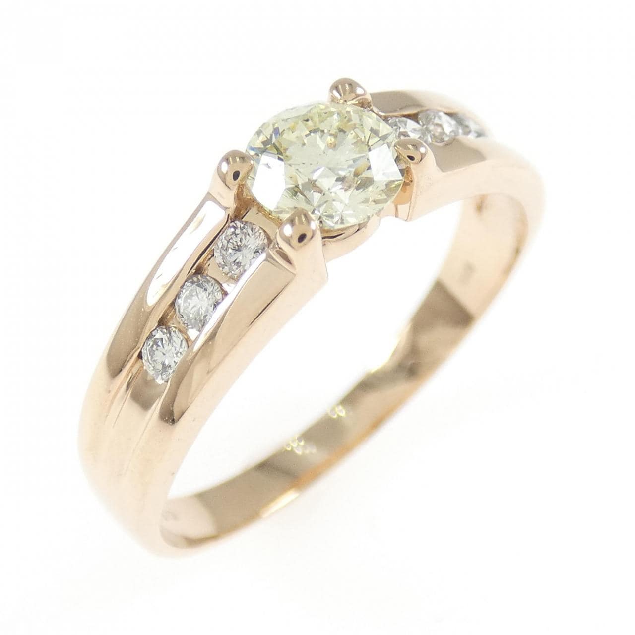 K18PG ダイヤモンド リング 0.591CT
