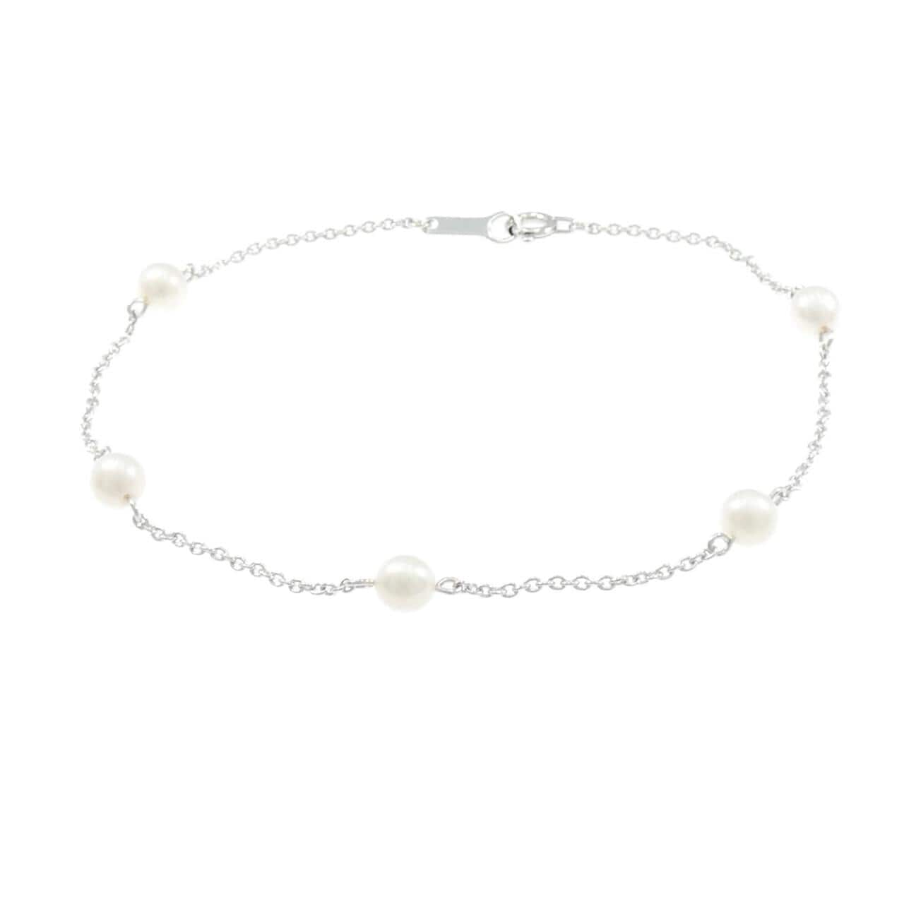 K18WG 淡水パール ブレスレット