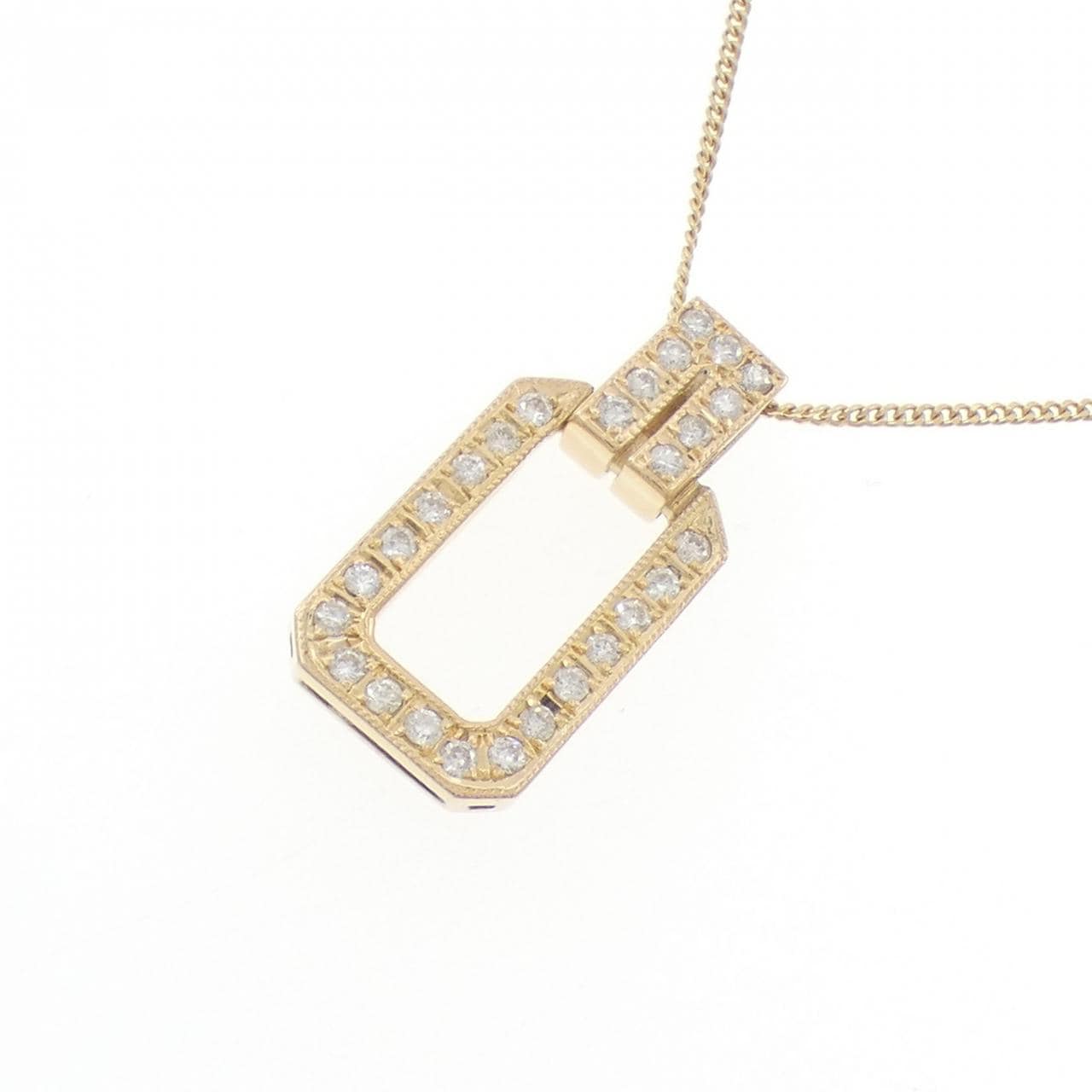 K18YG ダイヤモンド ネックレス 0.33CT