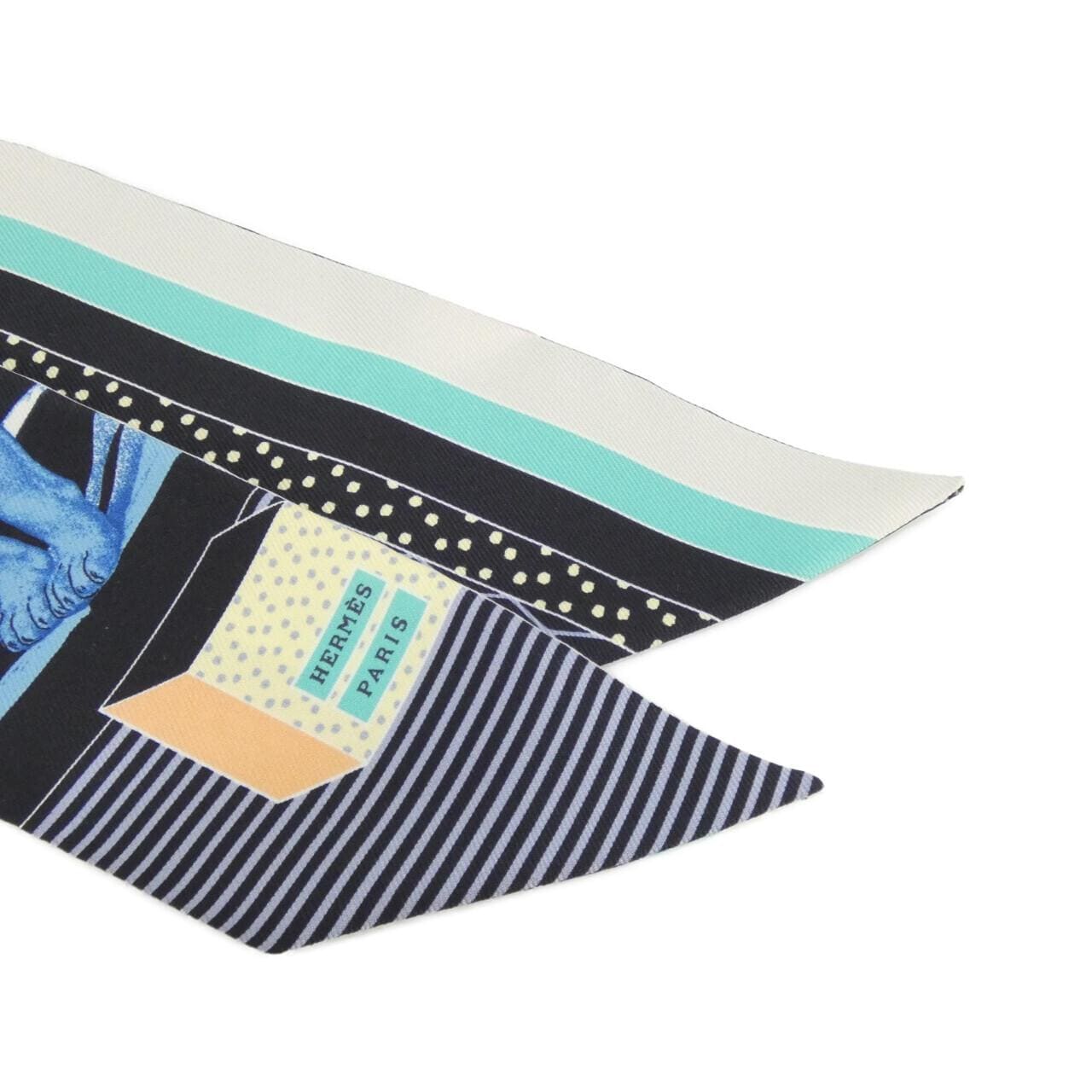 エルメス GRAND THEATRE NOUVEAU ツイリー 063761S スカーフ