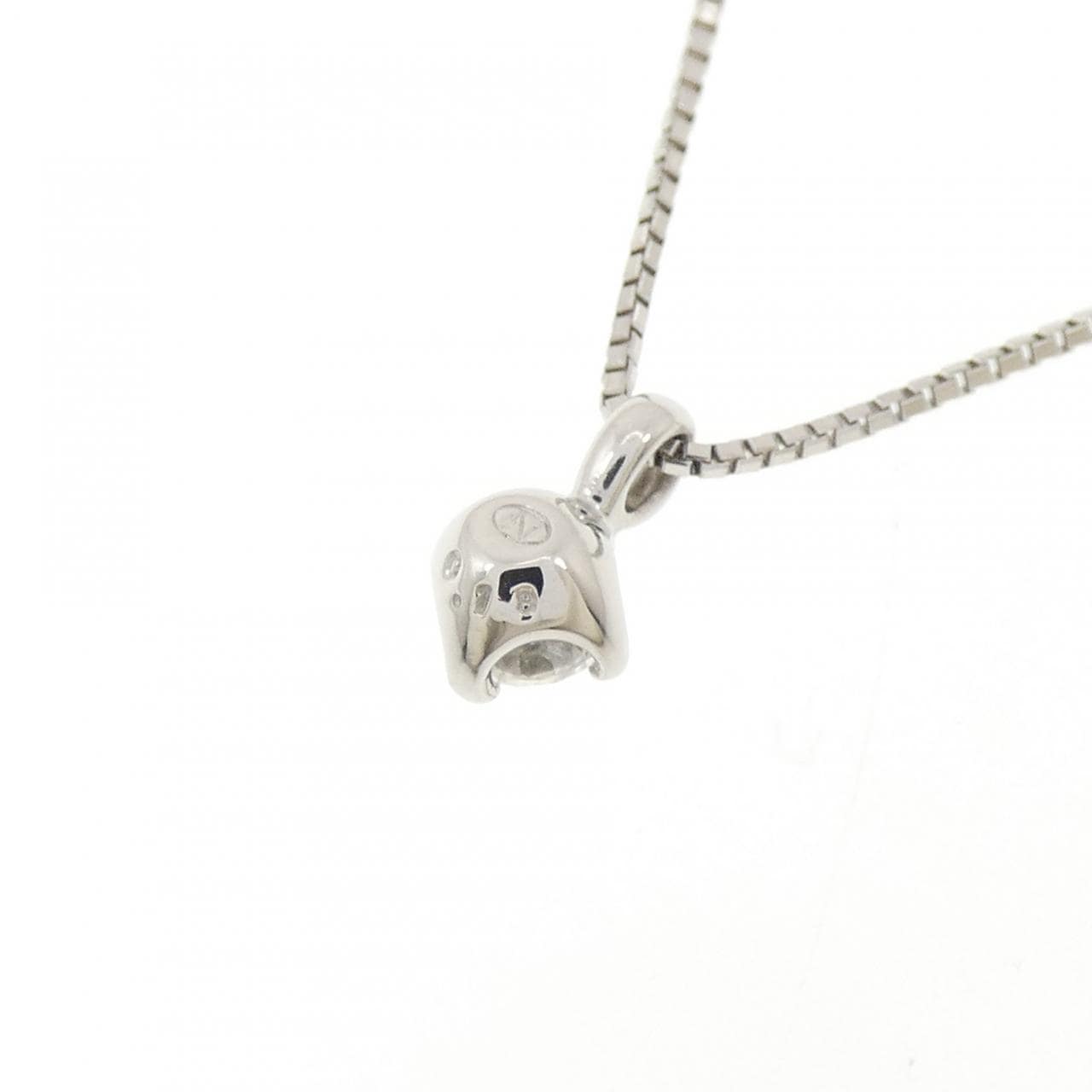 PT850 ソリティア ダイヤモンド ネックレス 0.18CT