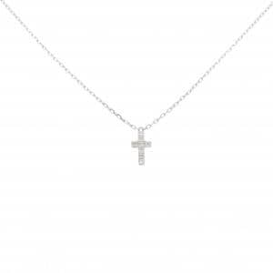 アーカー クロス パヴェ ネックレス 0.05CT