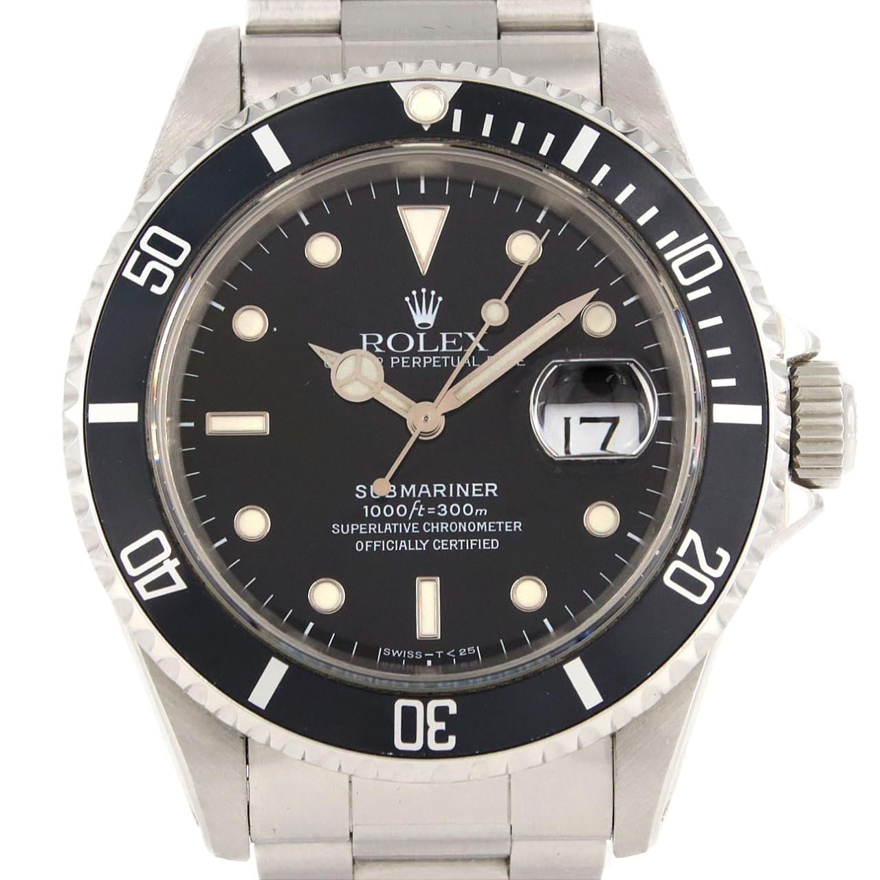 【ノーメンテナンス還元価格】ロレックス サブマリーナーデイト 16610. SS 自動巻 X番