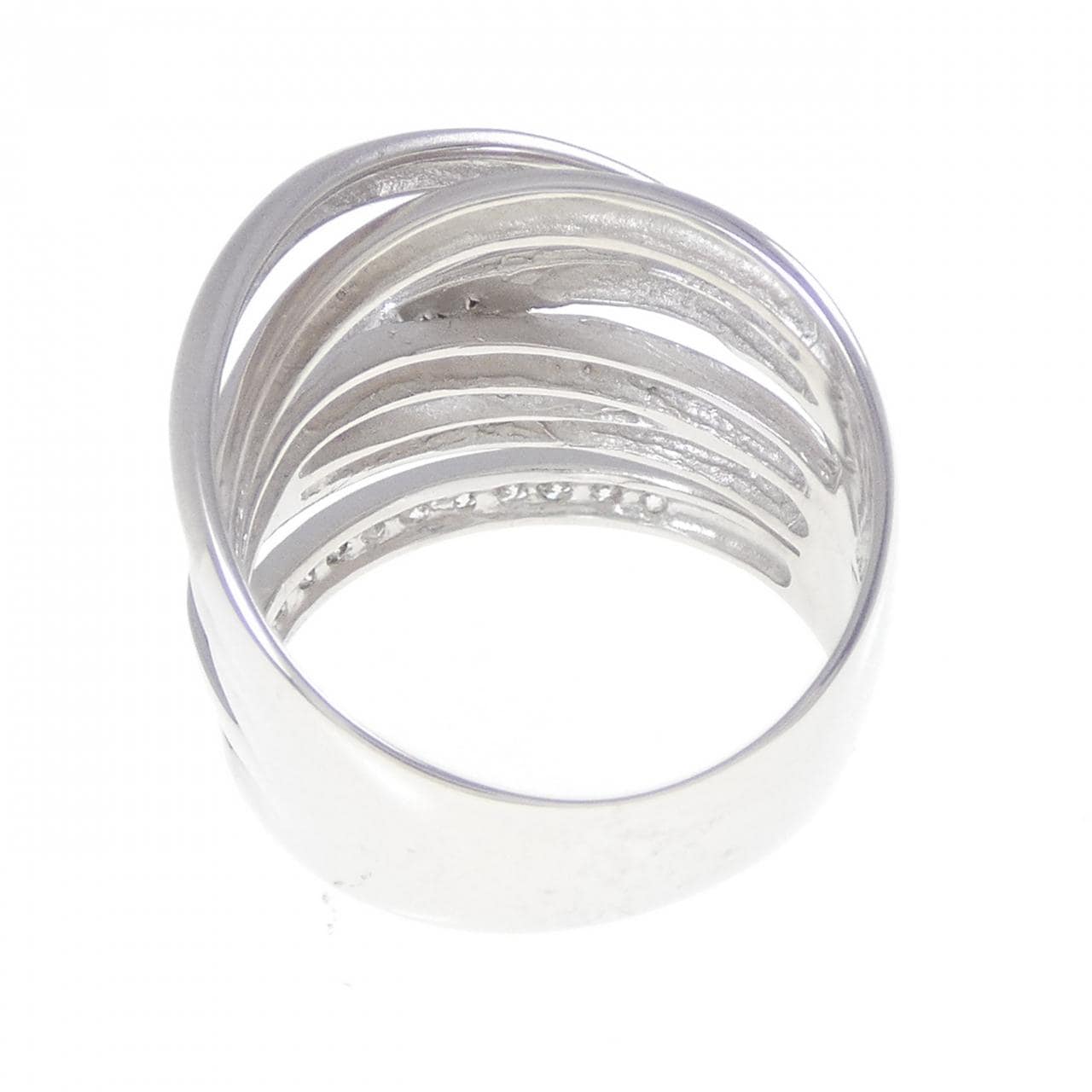 K18WG ダイヤモンド リング 0.32CT