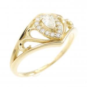 【新品】K18YG ダイヤモンド リング 0.17CT