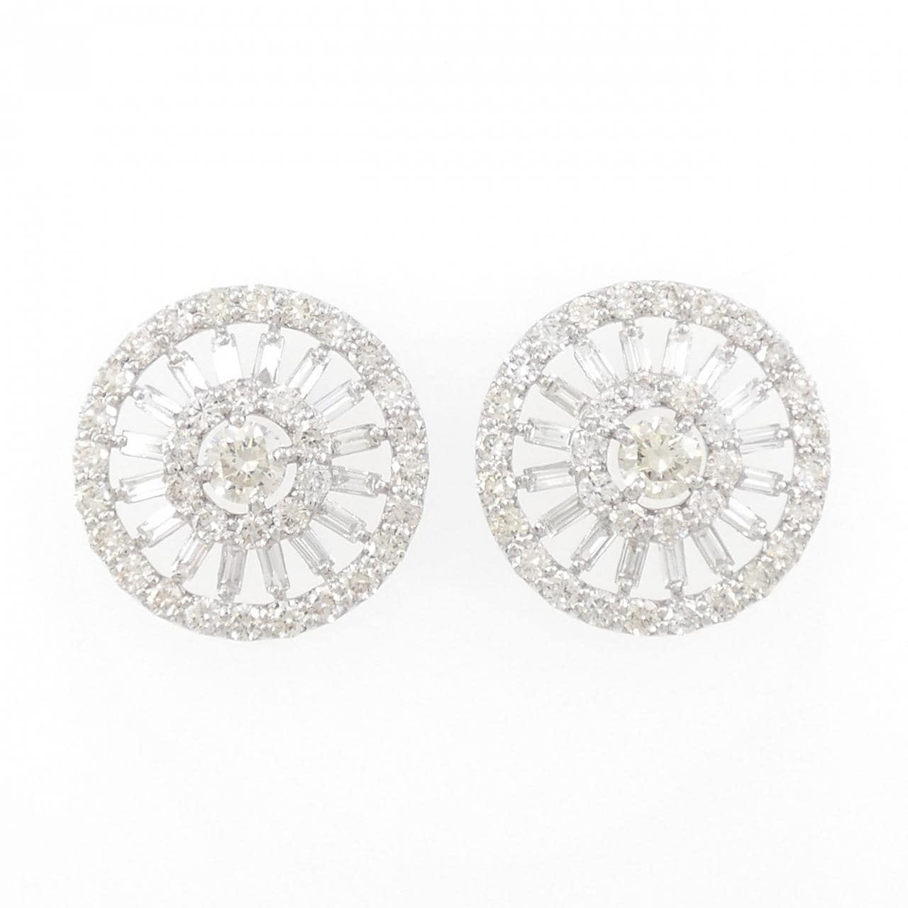 【新品】PT900 ダイヤモンド ピアス 2.00CT
