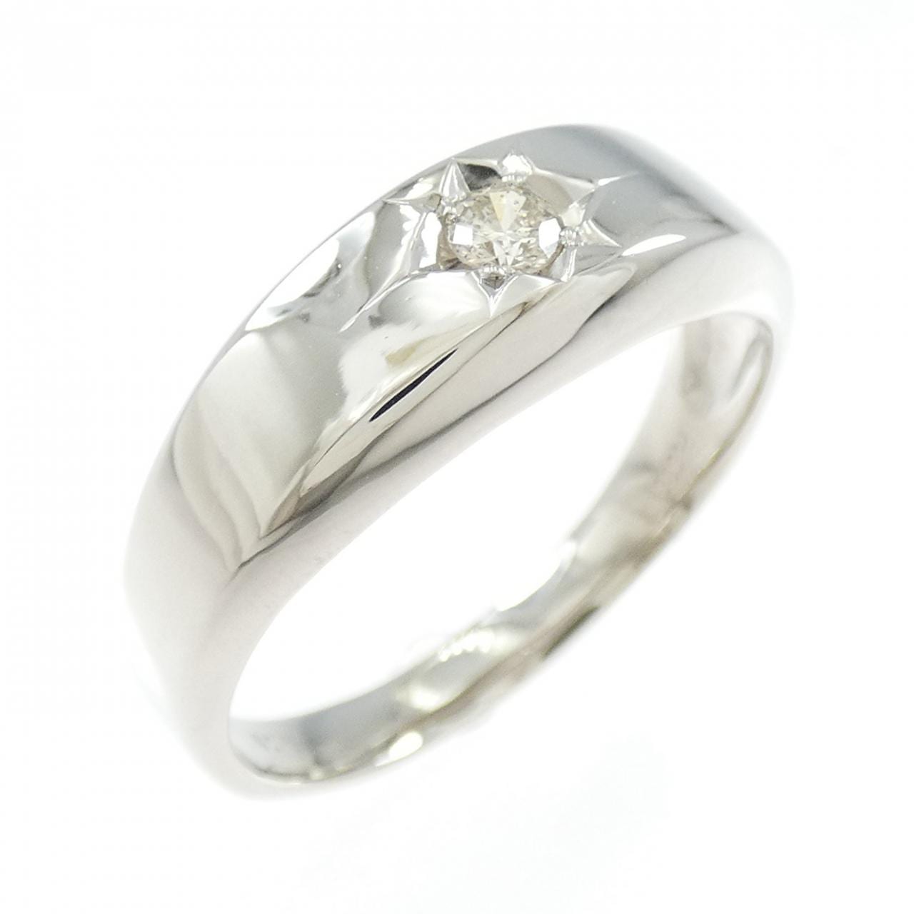 【新品】PT900 ダイヤモンド リング 0.10CT