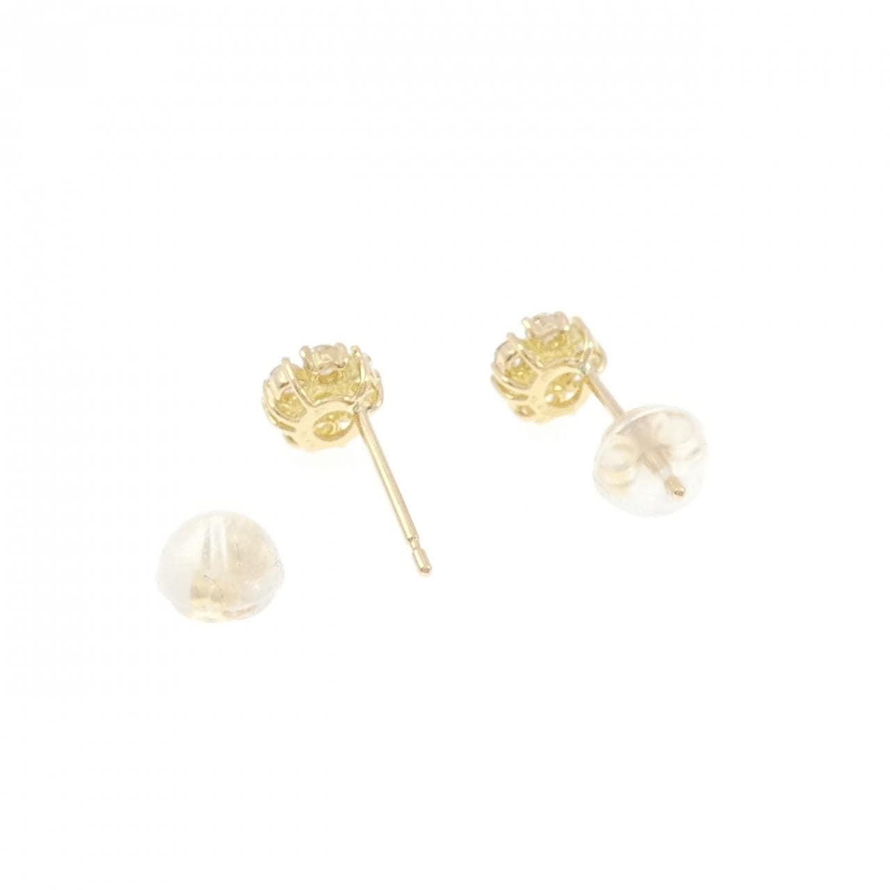 【リメイク】K18YG ダイヤモンド ピアス 0.30CT