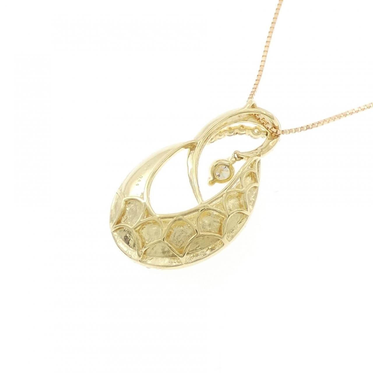 K18YG ダイヤモンド ネックレス 0.44CT