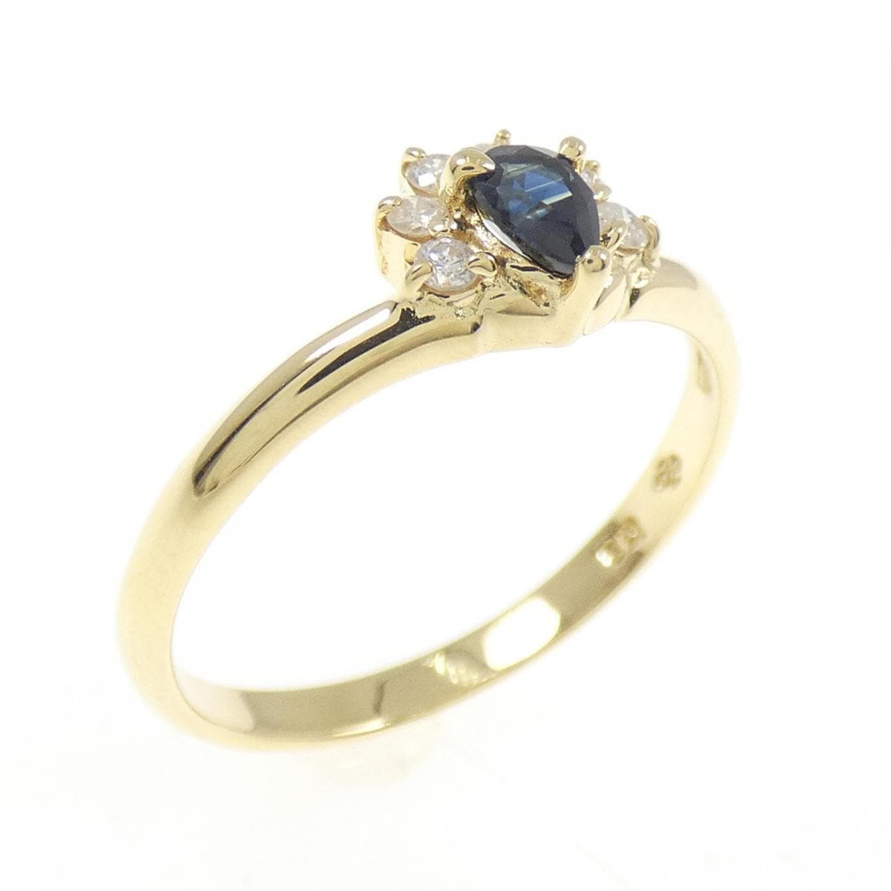 K18YG サファイヤ リング