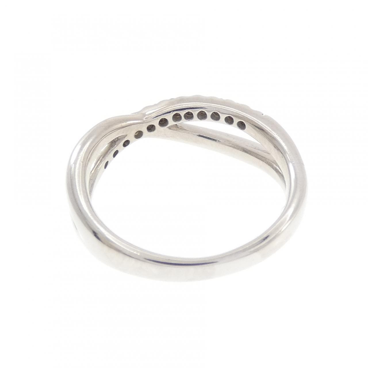 K10WG ダイヤモンド リング 0.10CT