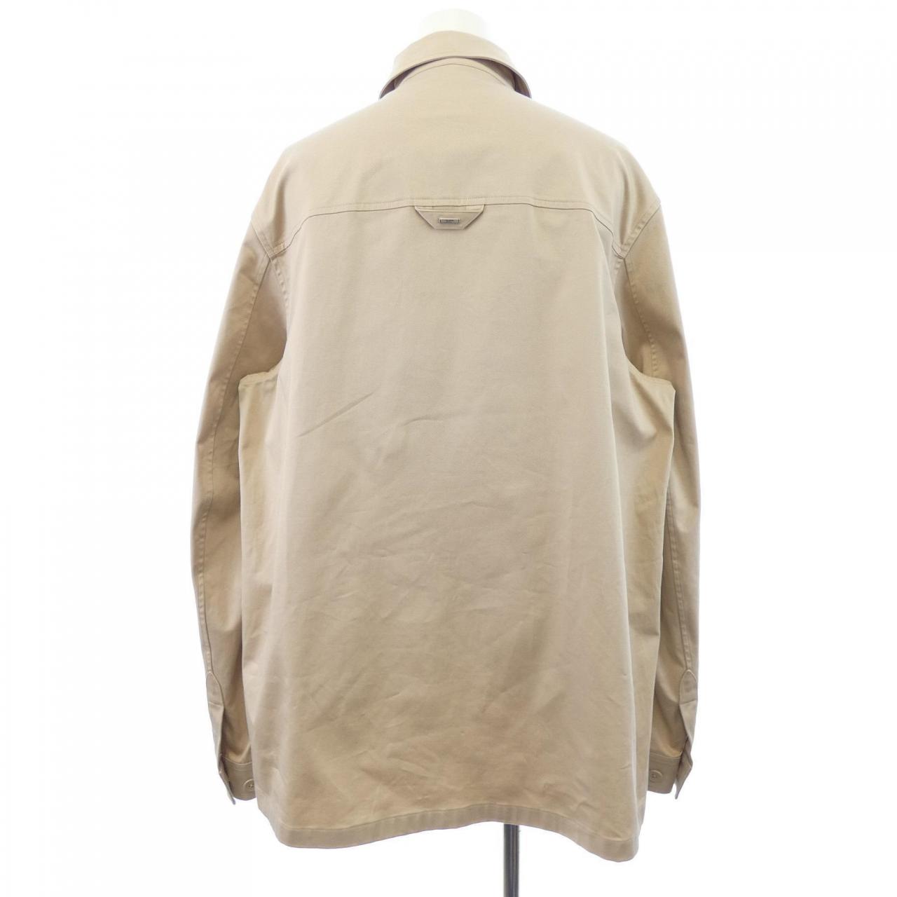 ルイヴィトン LOUIS VUITTON フロックカジュアルコットンオーバーシャツ HQB45WFUG ジャケット
