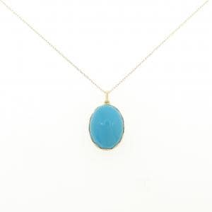 K18YG  ターコイズ ネックレス 5.00CT