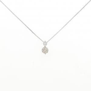K18WG ダイヤモンド ネックレス 0.50CT