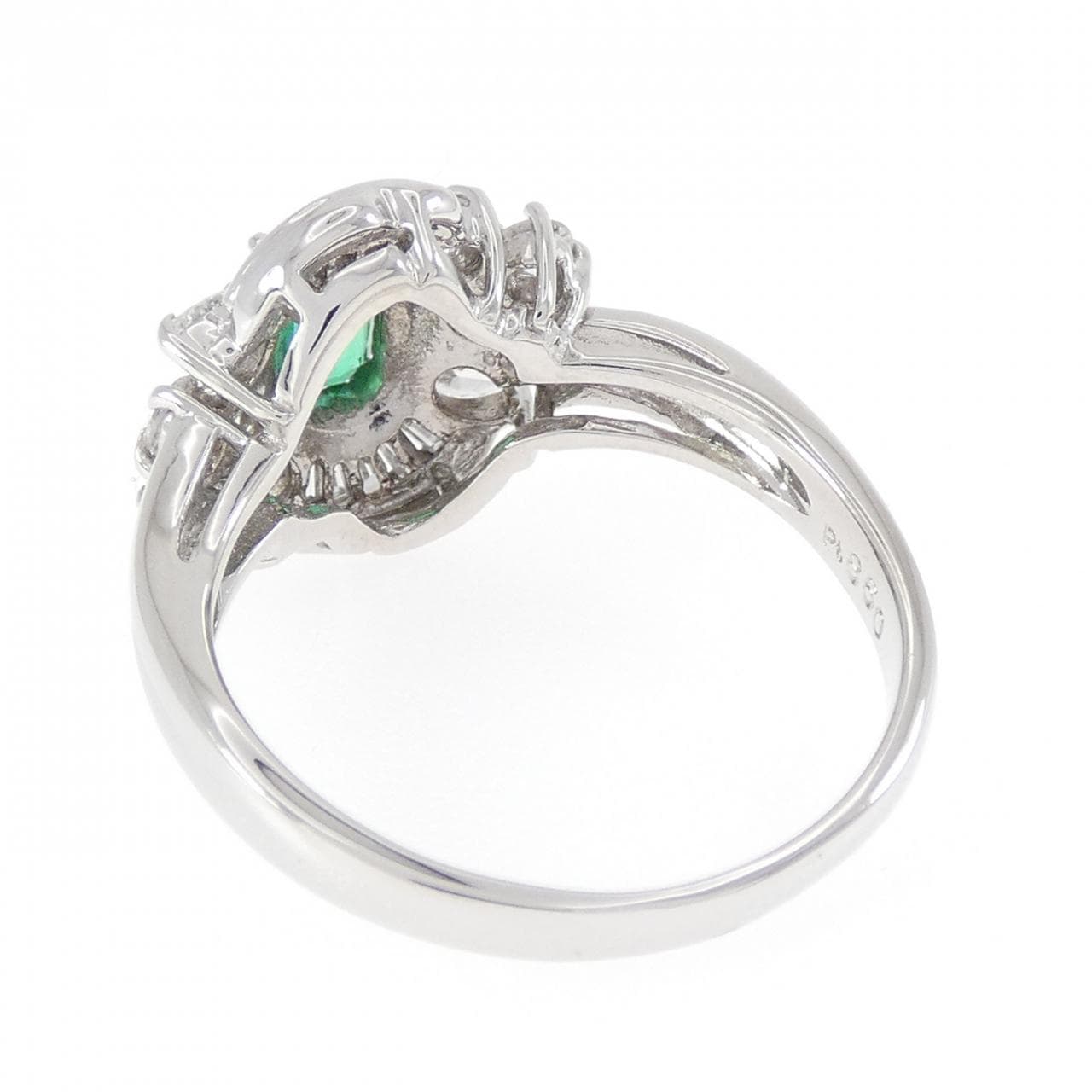 PT850 エメラルド リング 0.32CT