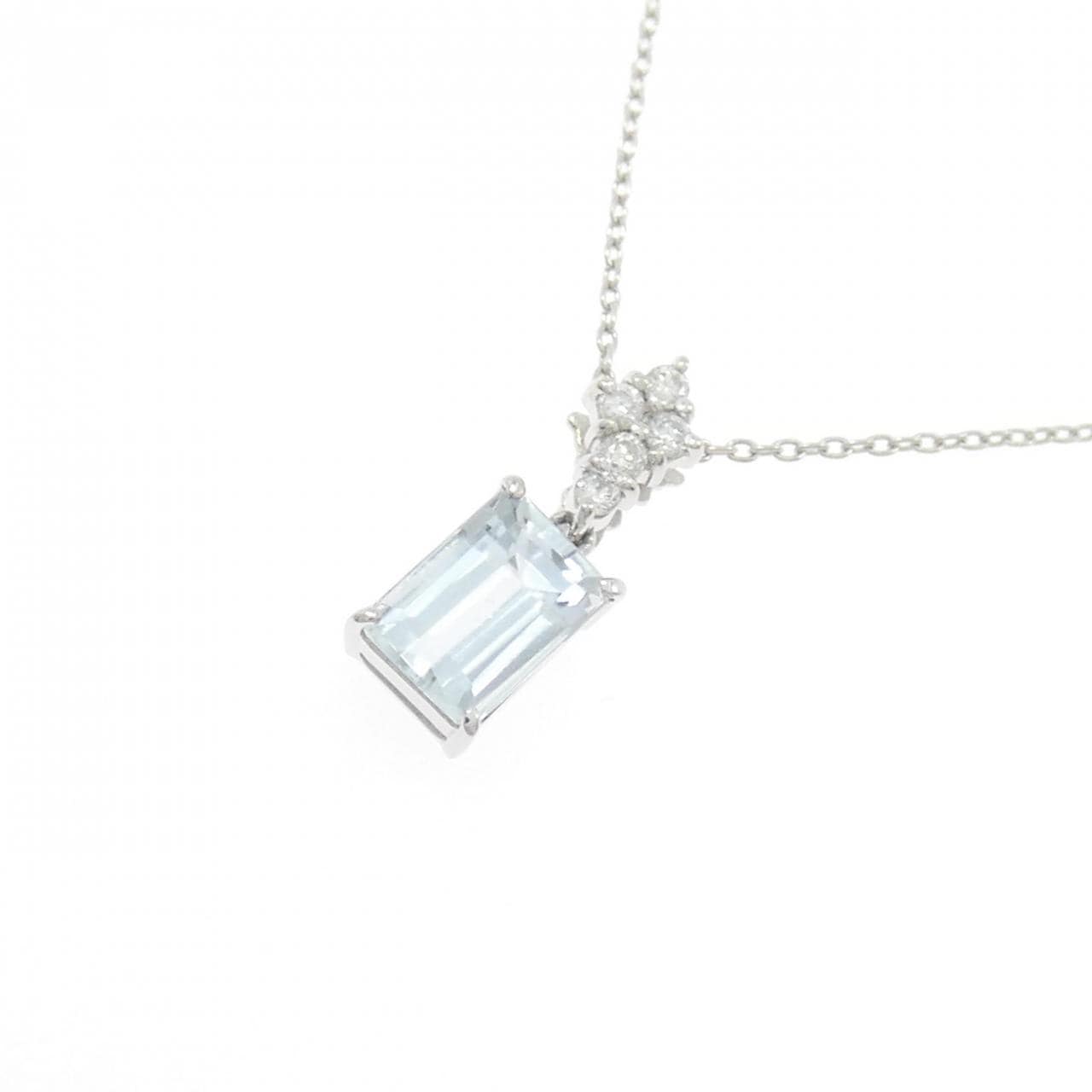 PT900/PT850 アクアマリン ネックレス 1.01CT