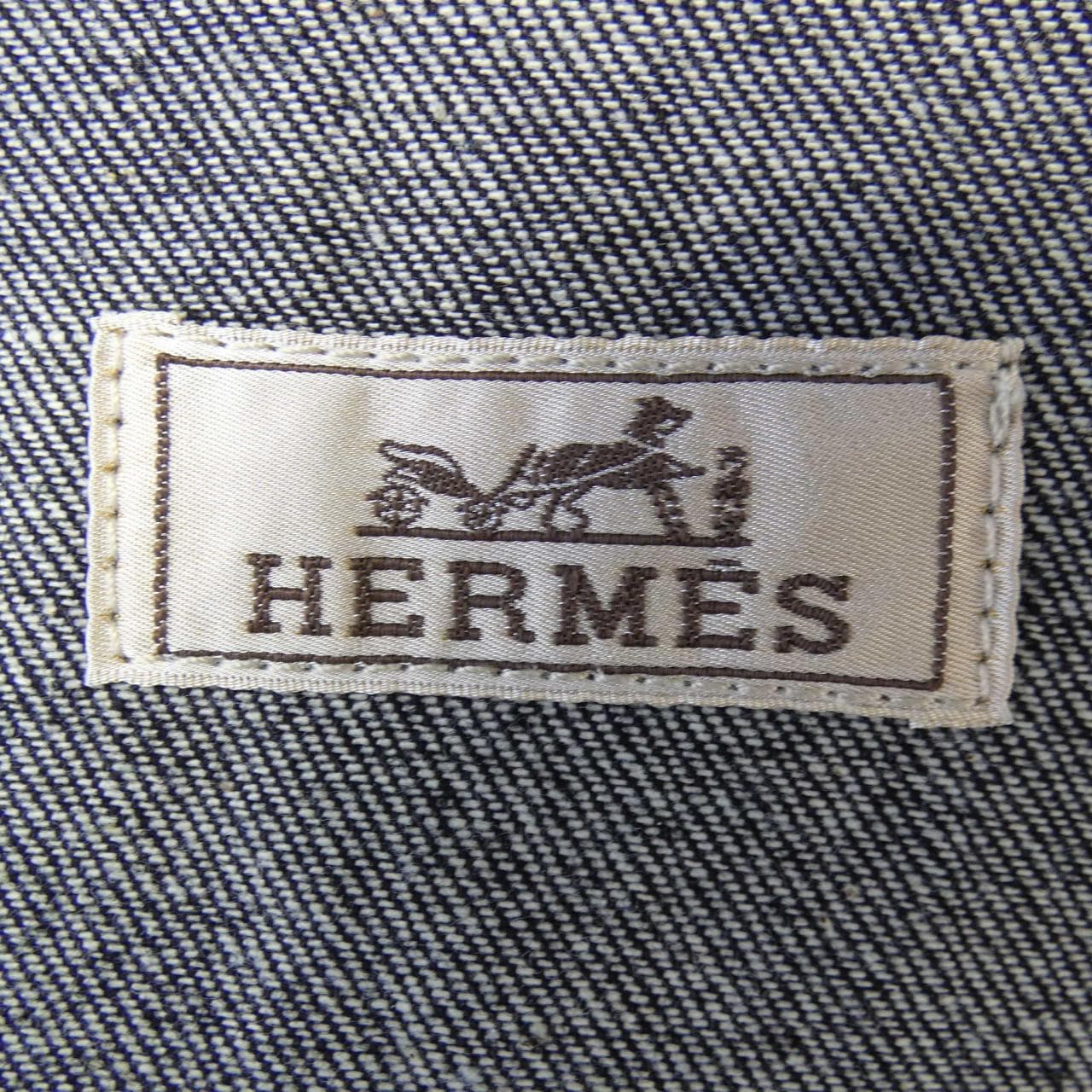 エルメス HERMES ICONES AU CARRE アイコン オ カレ *31-5516 デニムジャケット