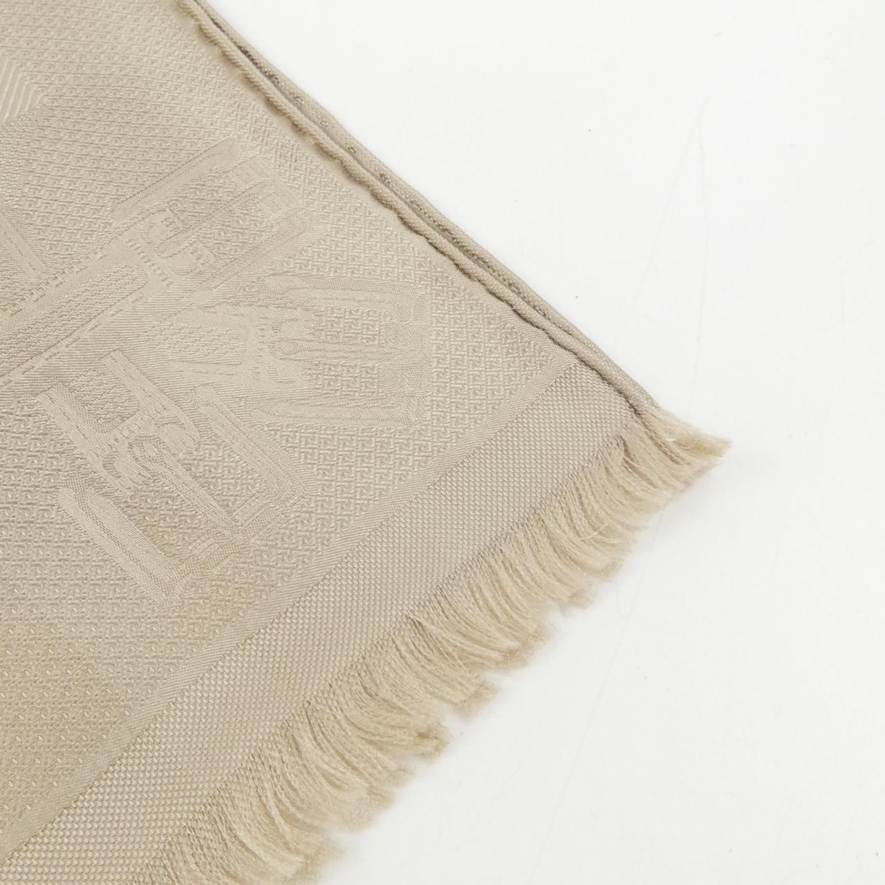 エルメス HERMES コーチング シルクマフラージャガード COACHING H771730S STOLE