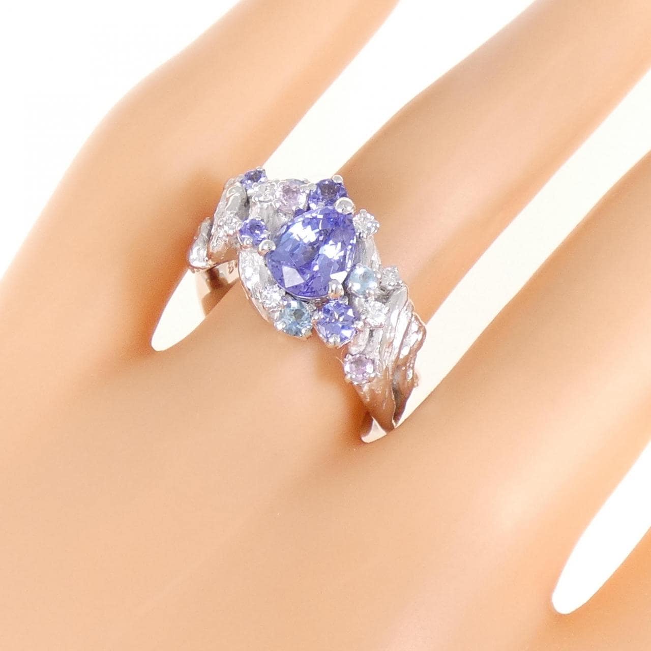 イワクラコウジ カラーストーン リング