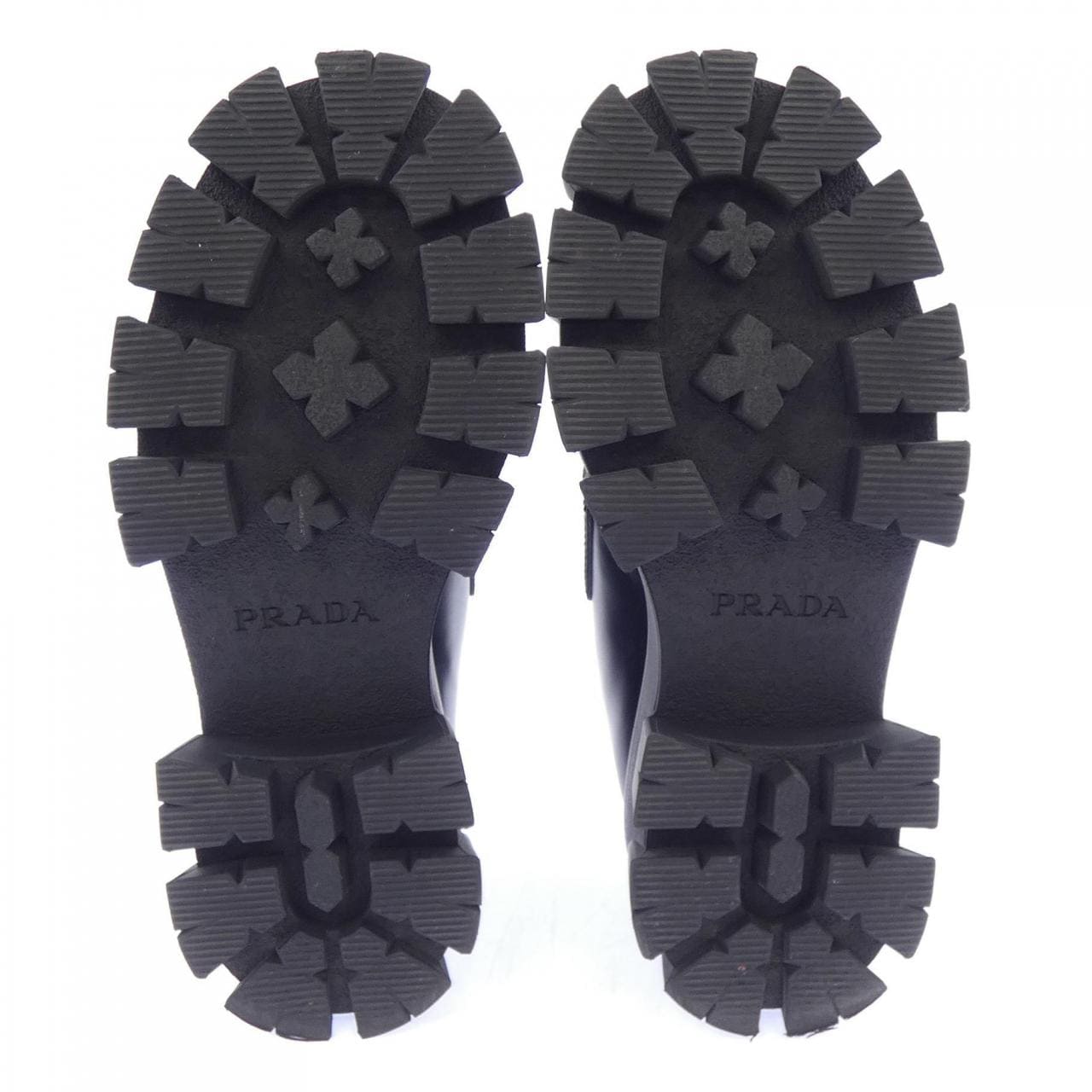 プラダ PRADA モノリス ローファー トライアングルロゴ 1D649M シューズ