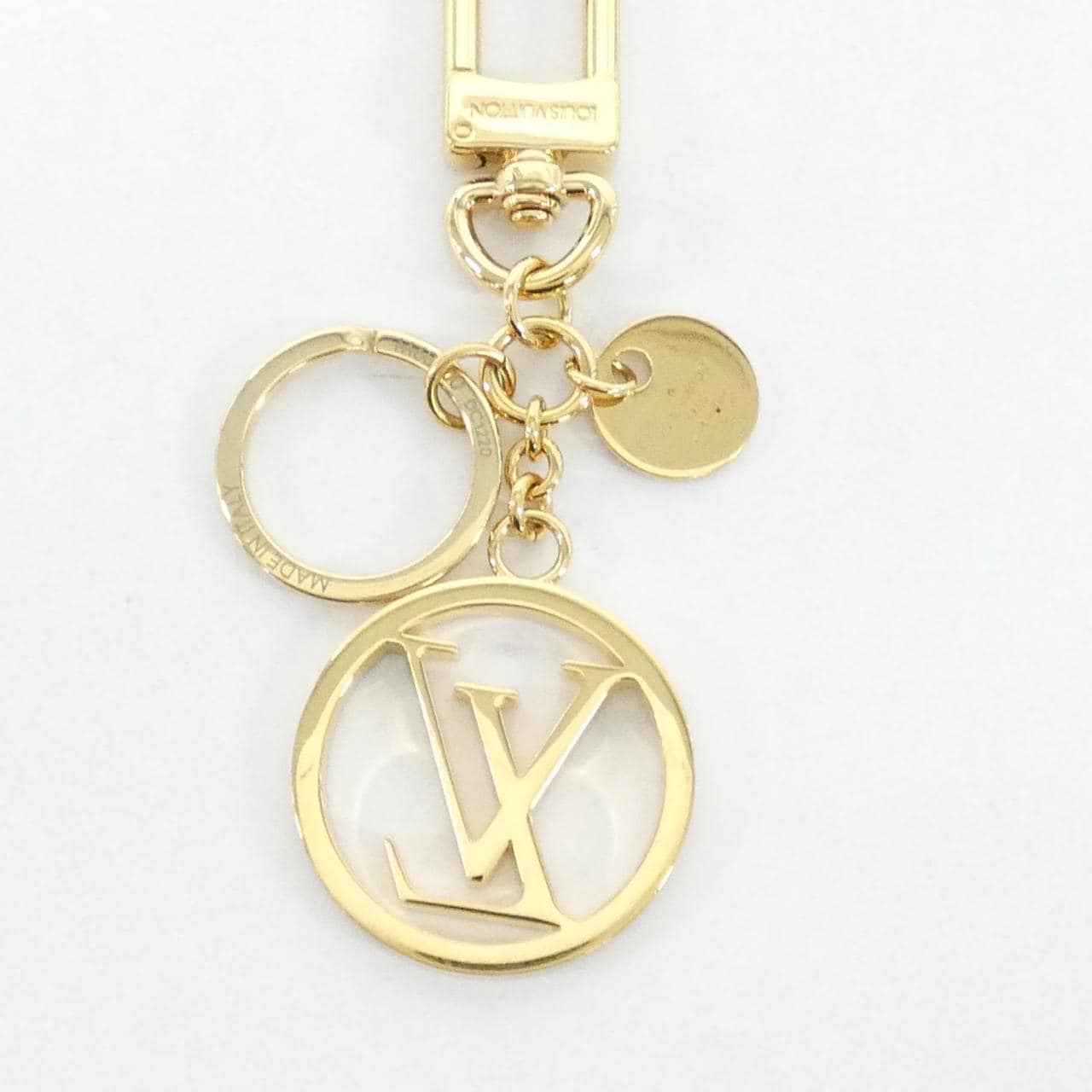 ルイヴィトン バッグチャーム LVサークル M68000 キーリング