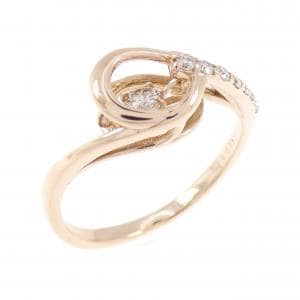 K18PG ダイヤモンド リング 0.08CT